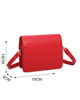 Immagine di ENRICO COVERI - Minibag rossa con patta e chiusura a girello, tracolla removibile