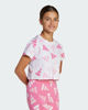Immagine di ADIDAS - T-SHIRT BIANCA E  ROSA CLBRTN TEE JUNIOR - JC7710
