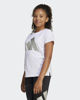 Immagine di ADIDAS - T-SHIRT BIANCA E ARGENTO GLAM T JUNIOR - JD1831