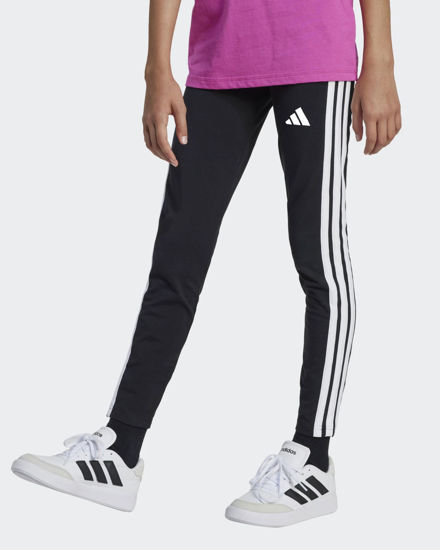 Immagine di ADIDAS - LEGGINGS BIANCO E NERO 3S LEG 230 JUNIOR - JD6473