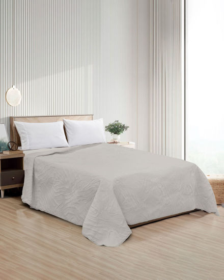 Immagine di FZ - Trapuntino matrimoniale grigio trama wild, 250x250CM