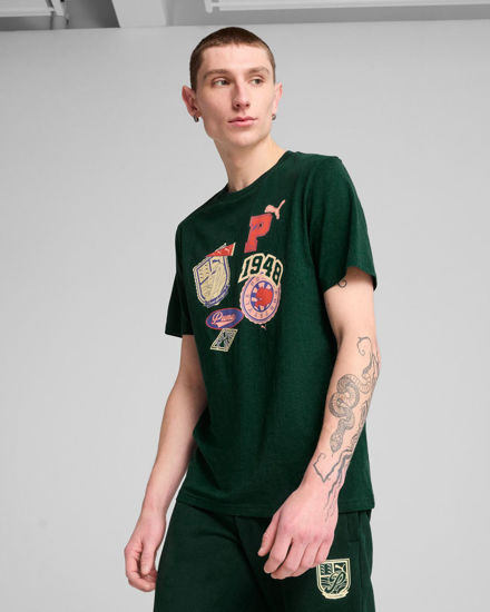 Immagine di PUMA - T-SHIRT VERDE SPORTS LEGACY FRONT GRAPHIC DA UOMO - 629627-60