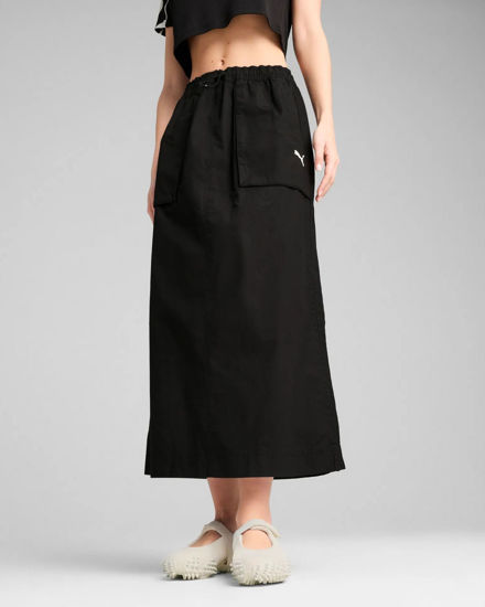 Immagine di PUMA - GONNA NERA FUTURE.PUMA.ARCHIVE ZIP-OFF MAXI DA DONNA - 629784-01