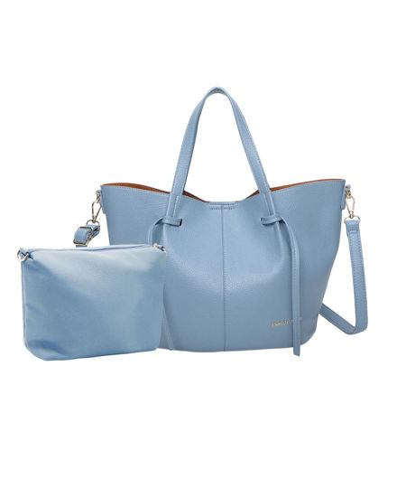 Immagine di ENRICO COVERI - Borsa due manici avio con pochette interna estraibile, tracolla removibile
