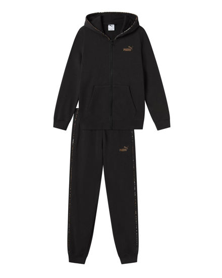 Immagine di PUMA - TUTA COMPLETA  CON CAPPUCCIO NERA ESS+ANIMAL FZ HD JUNIOR - 689061-01