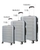 Immagine di AMERICAN TOURISTER - TROLLEY ARGENTO 4 RUOTE IN ABS CON COMBINAZIONE TSA