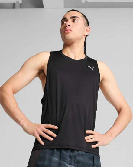Immagine di PUMA - CANOTTA NERA RUN VELOCITY TANK (POLY) DA UOMO - 526595-01