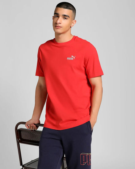 Immagine di PUMA - T-SHIRT ROSSA ESS SMALL NO. 1 LOGO DA UOMO - 682534-11