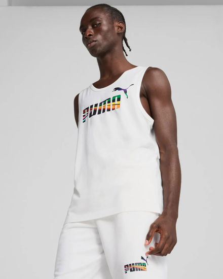 Immagine di PUMA - CANOTTA BIANCA LOVE UNITED TANK DA UOMO - 685602-02