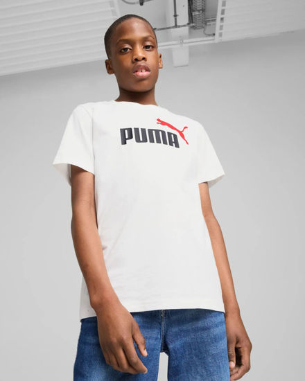 Immagine di PUMA - T-SHIRT BIANCA ESS 2 COLOR NO.1 LOGO JUNIOR - 685778-02