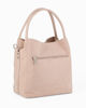 Immagine di TATOO - Borsa in camoscio nude con 5 scomparti - MADE IN ITALY