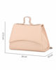 Immagine di TATOO - Minibag beige con patta ad onda - MADE IN ITALY