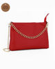 Immagine di DIVAS - Tracolla VERA PELLE rossa - MADE IN ITALY