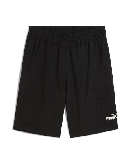 Immagine di PUMA - SHORT NERO ESS NO. 1 LOGO WOVEN CARGO DA UOMO - 682664-01