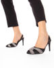 Immagine di MISS GLOBO - Sandalo  beige con strass e  sottopiede in VERA PELLE