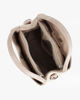 Immagine di TATOO - Borsa in camoscio beige con 5 scomparti - MADE IN ITALY