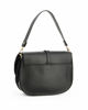 Immagine di DIVAS - Borsa sella nera in VERA PELLE - MADE IN ITALY