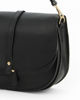 Immagine di DIVAS - Borsa sella nera in VERA PELLE - MADE IN ITALY