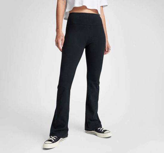 Immagine di CONVERSE LEGGINGS FLARE NERO DA DONNA, 10027403