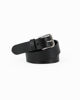 Immagine di ON SPIRIT - Cinta nera in VERA PELLE - MADE IN ITALY