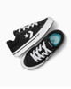 Immagine di CONVERSE SCARPA SPORT CASUAL OX NERA E BIANCA  A12625C numerata 28-35