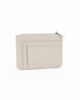 Immagine di NARDINI - Portacarte beige con tasca portaspicci e anello portachiavi