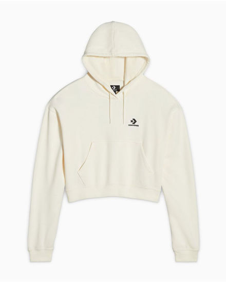 Immagine di CONVERSE FELPA DA DONNA  CON CAPPUCCIO STAR CHEVRON HD CREMA, 10027616