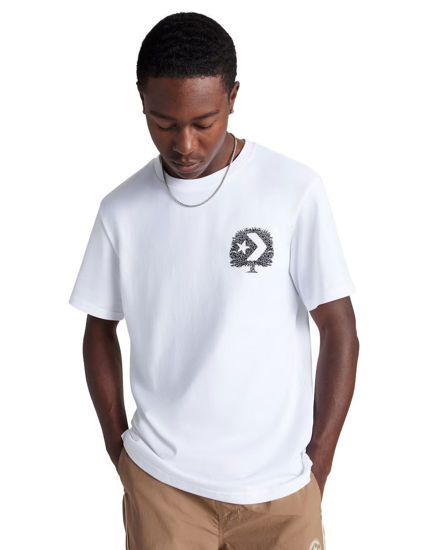 Immagine di CONVERSE T-SHIRT  BIANCA DA UOMO - 1002766