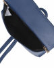 Immagine di DIVAS - Borsa bracciale blu con catena oro VERA PELLE, MADE IN ITALY