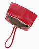 Immagine di DIVAS - Borsa bracciale rossa con catena oro VERA PELLE, MADE IN ITALY