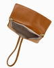 Immagine di DIVAS - Borsa bracciale cuoio con catena oro VERA PELLE, MADE IN ITALY