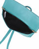 Immagine di DIVAS - Borsa bracciale azzurra con catena oro VERA PELLE, MADE IN ITALY