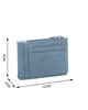 Immagine di RIFLE - Portafoglio blu jeans da donna con logo