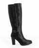Immagine di MISS GLOBO - Stivale nero con zip laterale, tacco 8CM