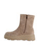 Immagine di MISS GLOBO - Tronchetto beige scamosciato con zip laterale, tacco 4,5CM