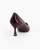 Immagine di MISS GLOBO - Décolleté bordeaux in vernice con sottopiede in VERA PELLE, tacco 7CM