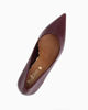 Immagine di MISS GLOBO - Décolleté bordeaux in vernice con sottopiede in VERA PELLE, tacco 7CM