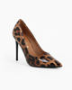 Immagine di MISS GLOBO - Décolleté leopardata in vernice con sottopiede in VERA PELLE, tacco 10,5CM