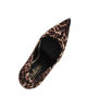 Immagine di MISS GLOBO - Décolleté leopardata in raso con sottopiede in VERA PELLE, tacco 10,5CM