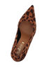 Immagine di MISS GLOBO - Décolleté leopardata scamosciata con sottopiede in VERA PELLE, tacco 7,5CM