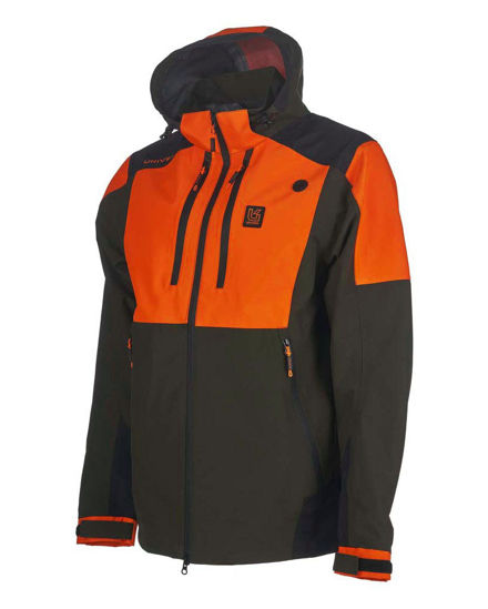 Immagine di UNIVERS - Giacca FEDAIA U-TEX verde/arancione da uomo - 91211392