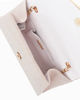 Immagine di DIVAS - Pochette oro rosa in lurex con patta plissettata
