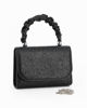 Immagine di DIVAS - Minibag nera con manico arricciato