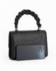 Immagine di DIVAS - Minibag nera con manico arricciato