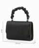 Immagine di DIVAS - Minibag nera con manico arricciato