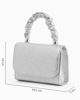 Immagine di DIVAS - Minibag argento con manico arricciato