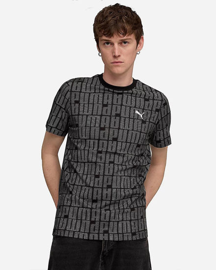 Immagine di T-SHIRT MM ESS LOGO LAB AOP TEE BLACK