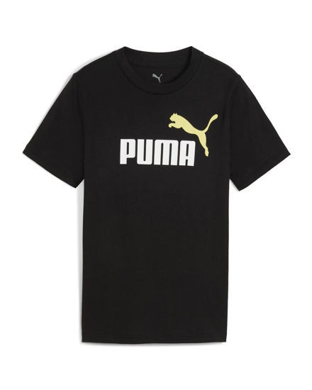 Immagine di T-SHIRT MM ESS 2 COLOR NO.1 LOGO BLK-YEL