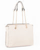 Immagine di LANCETTI - Borsa shopper panna MINUIT