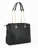 Immagine di LANCETTI - Borsa shopper nera MINUIT